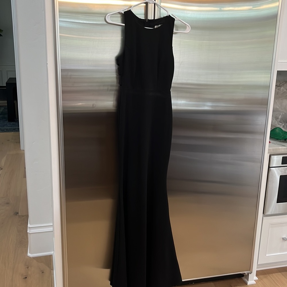 black long dress